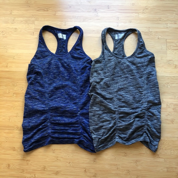 ruched workout tank top